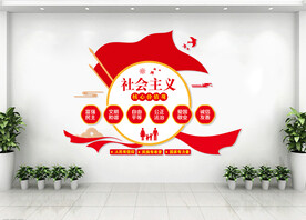 核心价值观文化墙
