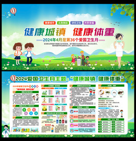 爱国卫生月宣传栏