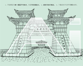 咸阳古渡廊桥