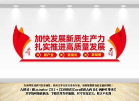 加快发展新质生产力文化墙