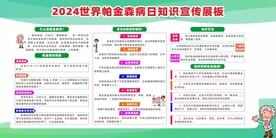 2024年帕金森病日知识展板
