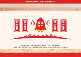 安全生产文化墙图片