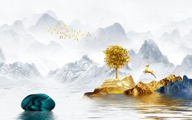简约山水