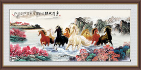 骏马图