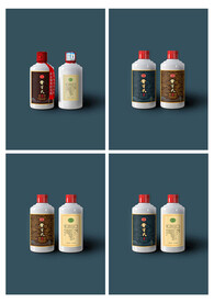 白酒品牌瓶贴样机设计