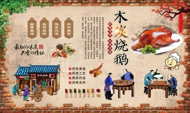 木炭烧鹅