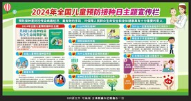 2024预防接种日宣传栏