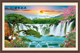 聚宝盆风景画