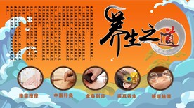 养生之道背景墙