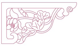 荷花花纹