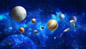 宇宙星球星空背景墙