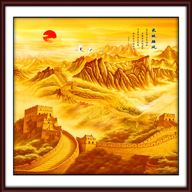 长城山水画