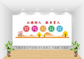 以德育人文化墙