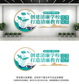 学校清廉文化墙