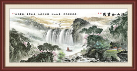 聚宝盆风水画