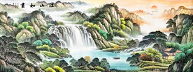 山水风景山水画
