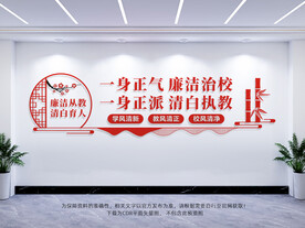 校园廉洁文化墙