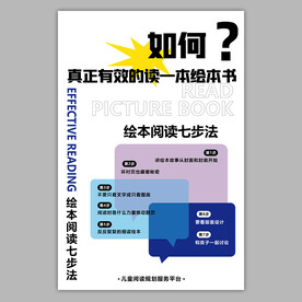 绘本阅读海报文化墙