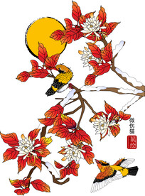 工笔花鸟