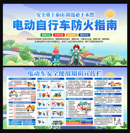 电动车防火宣传栏