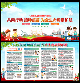 2024预防接种日宣传栏