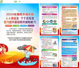 防灾减灾海报
