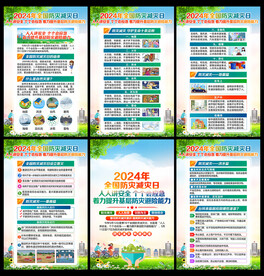 2024年防灾减灾日海报挂图