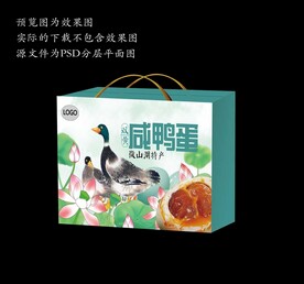 高端咸鸭蛋礼盒包装