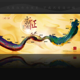 发展历程墙