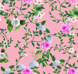 手绘花鸟