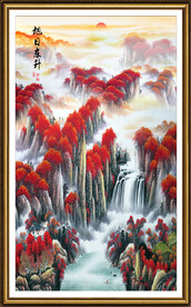 鸿运当头国画