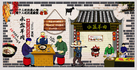 水盆羊肉