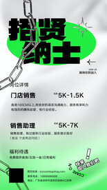 企业招聘海报设计