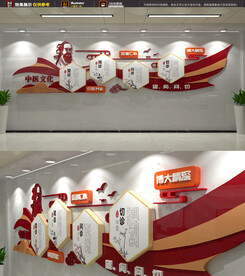 中医文化展厅展示墙