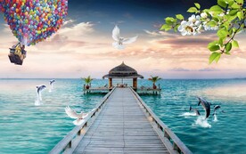 海景木栈道