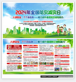 防灾减灾宣传栏