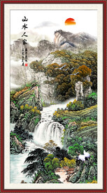 玄关山水画