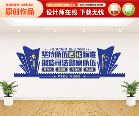 坚持队伍四化标准文化墙