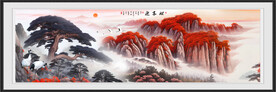 山水风景山水画