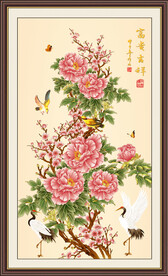 花开富贵牡丹图