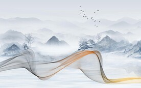简约山水