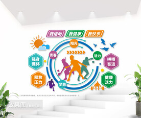 体育运动文化墙图片