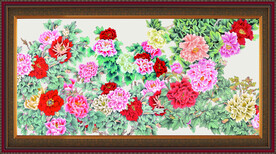 国画牡丹 