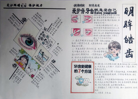 手绘 手抄报 模版