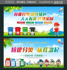 垃圾分类倡导绿色 