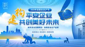 安全生产月海报