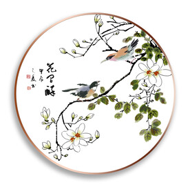 玉兰花鸟