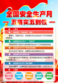 五落实五到位