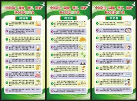 减油增豆加奶核心信息展架