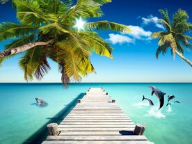 海景木栈道